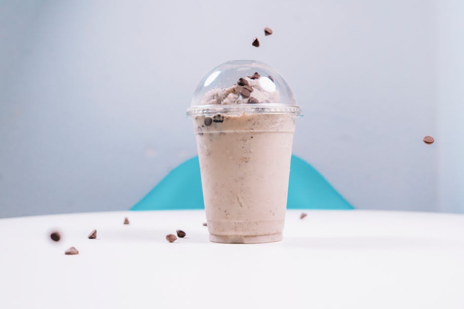 Meksikansk kaffemilkshake med kanel og appelsin