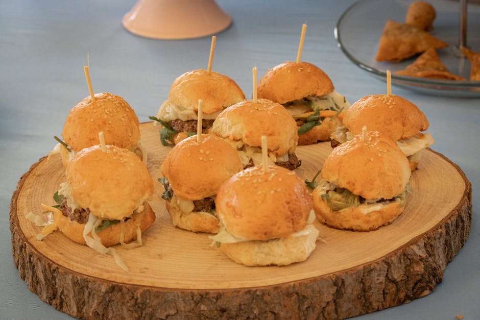 Mini italienske burgere med Taleggio