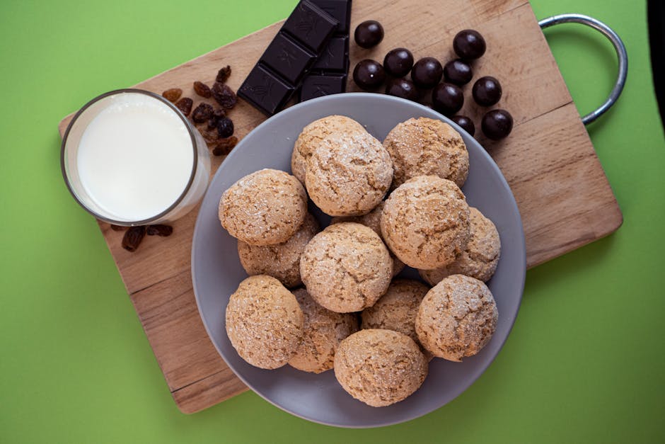 Sprø ingefær- og sitronkjeks