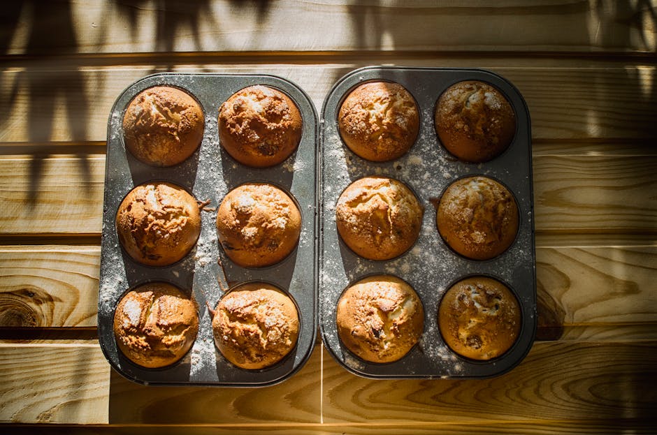 Enkle rømme-muffins