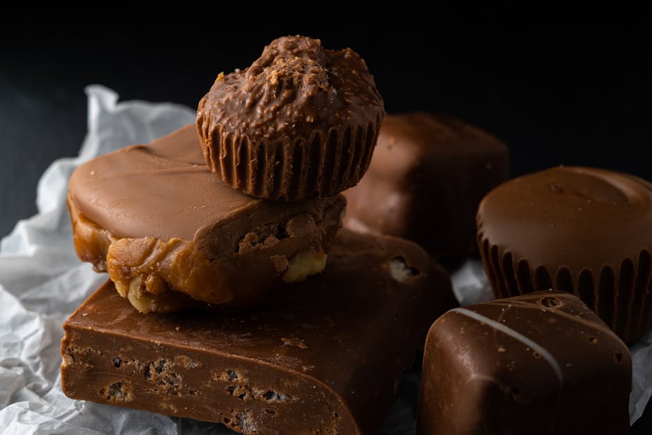 Colleens sjokoladefudge med peanøttsmør og pekannøtter