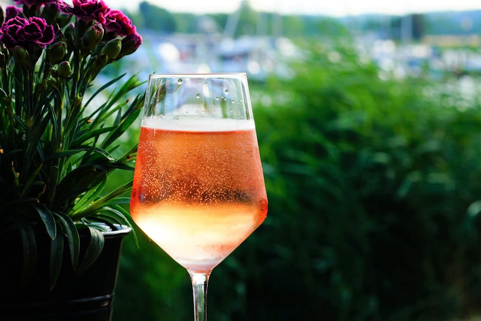 Cantaloupe-granita med musserende vin