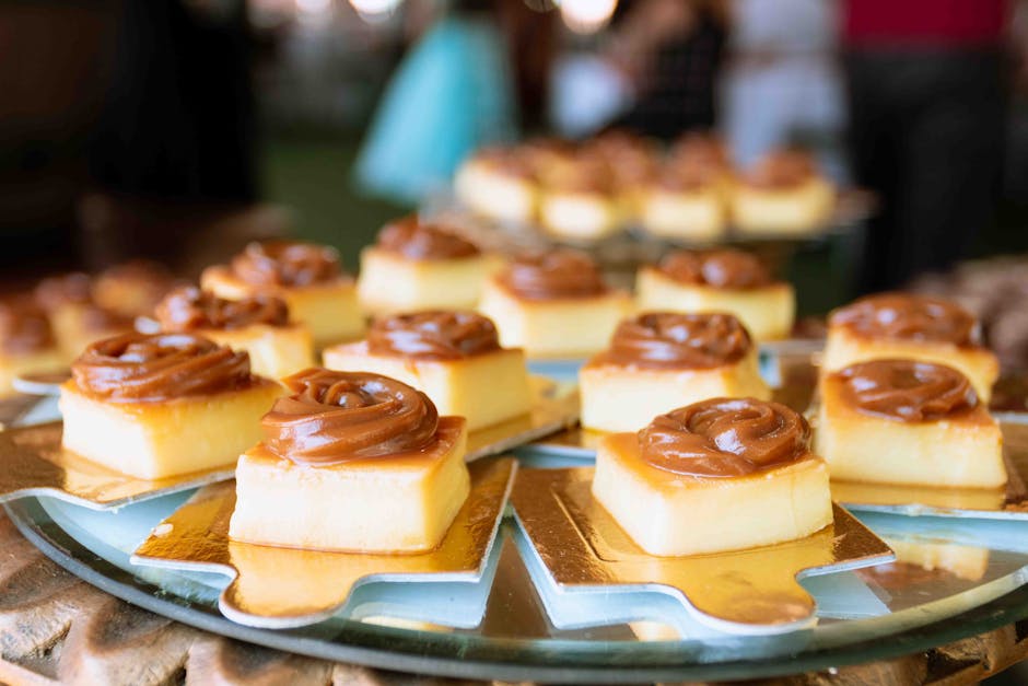 Milhojas med dulce de leche og grillet ananas