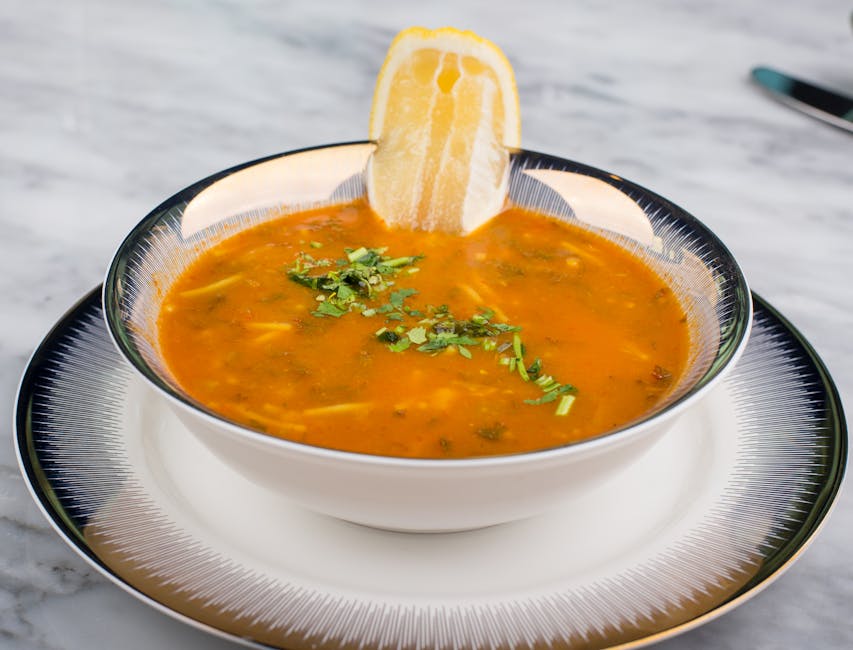 Suppe med ristet spaghetti og escarole