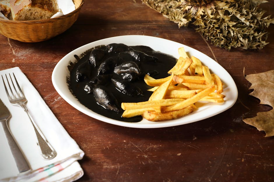 Totani og poteter i hvitvinssaus