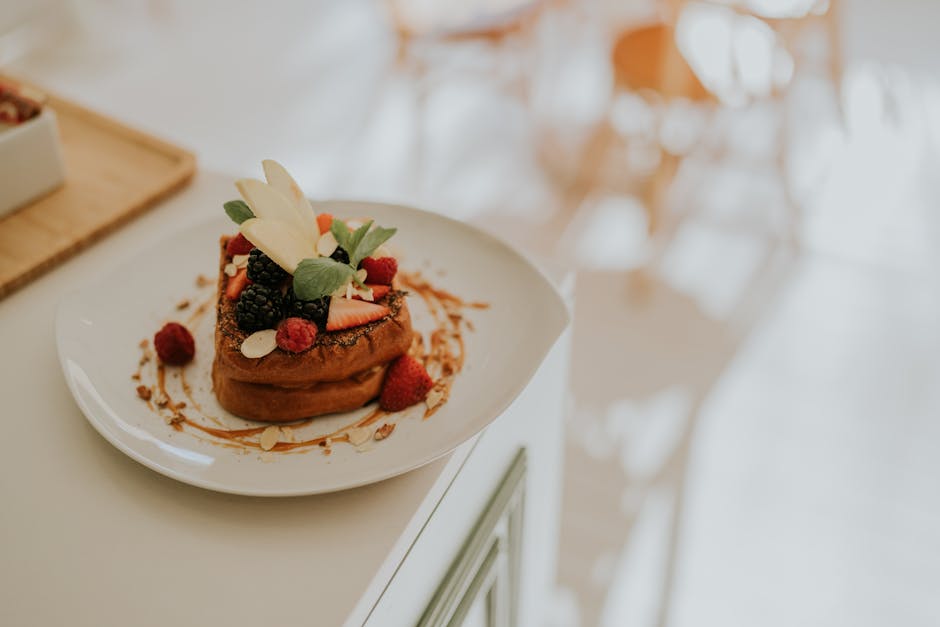 Kokos- og mandelgrateng med French Toast