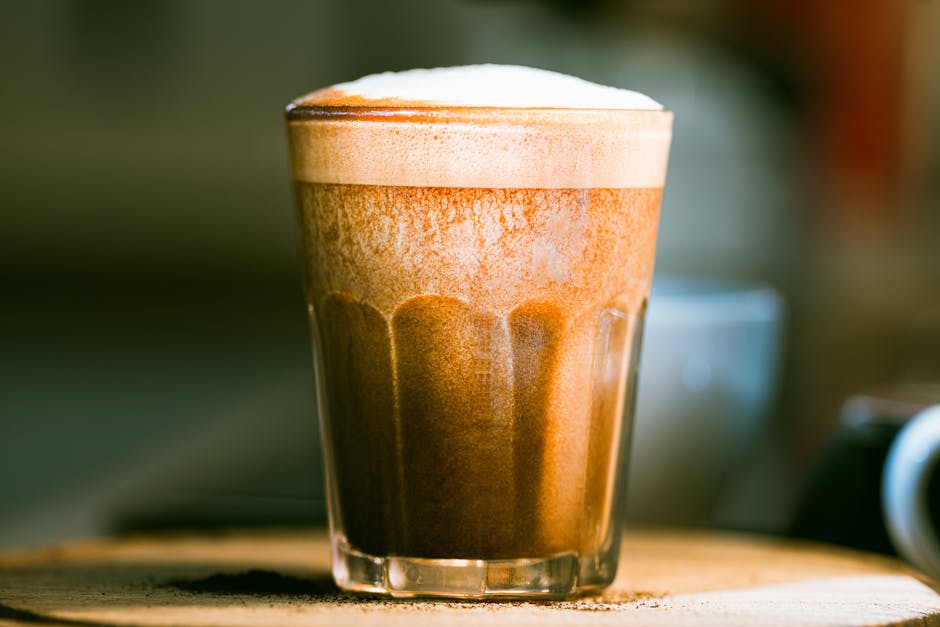 Iskald cappuccino med melkeskum