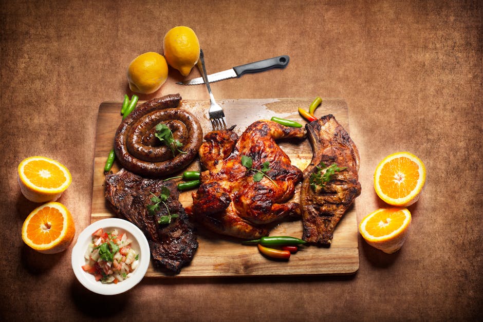 Røkt ovnsbakt kylling med frisk sitrussalsa