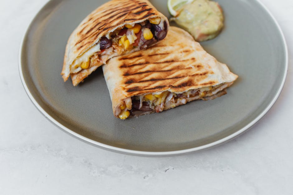 Saftig svinekjøttquesadilla med chipotlekrem