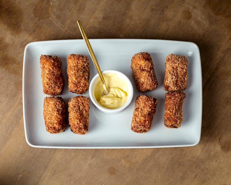 Blomkålcroquetter med Peppadew-aioli