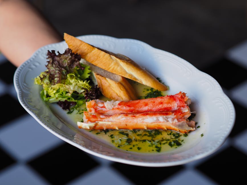 Jerkkrabbe med ingefær og rosmarin