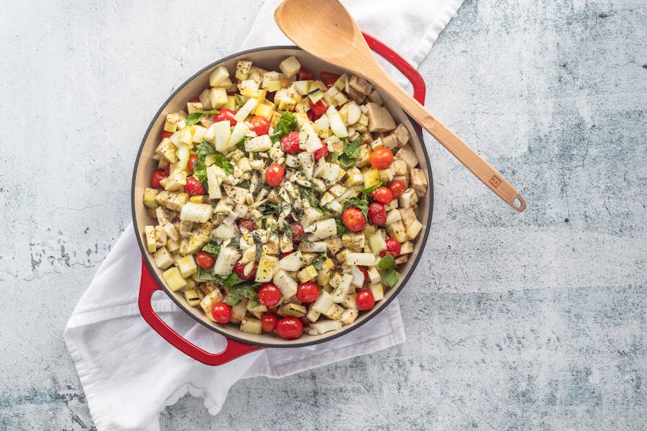 Middelhavs-succotash med grønnsaker