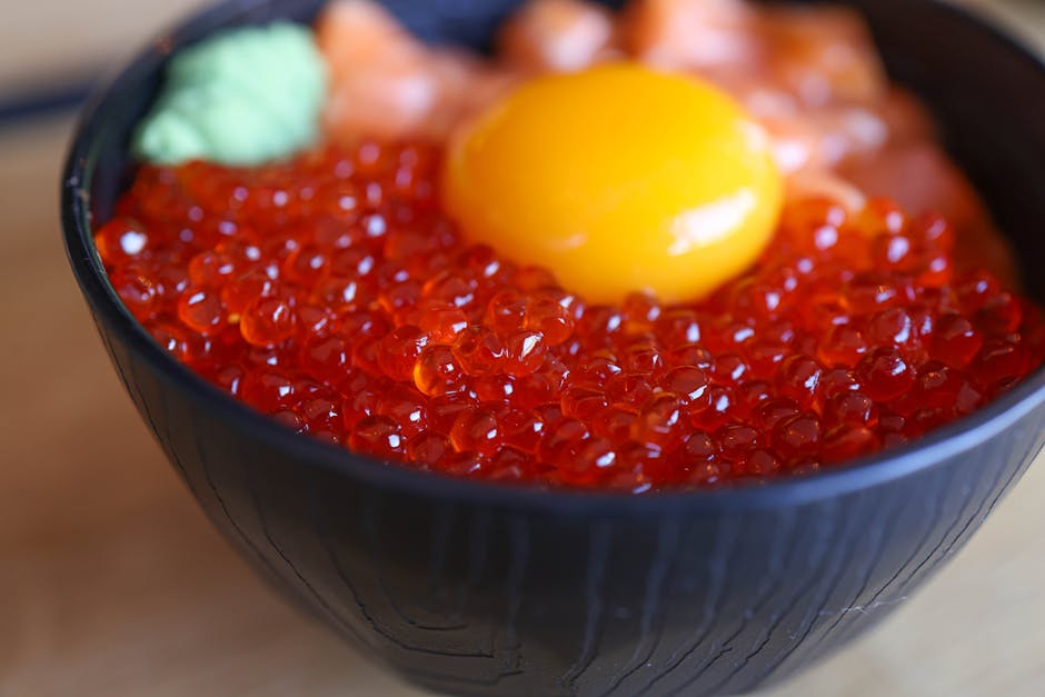 Fersk chumlaks-kaviar