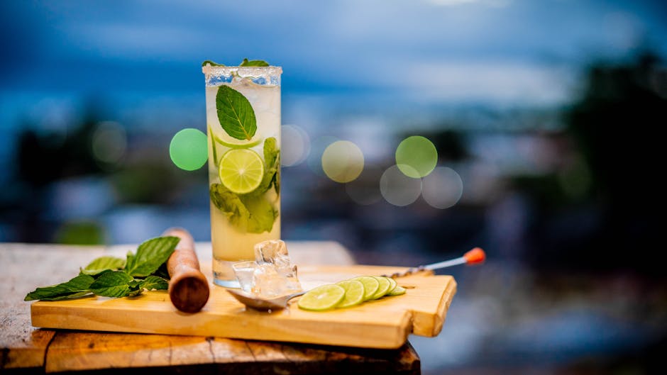 Mojito med brunt sukker
