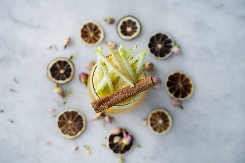 Braisert kanel-eple med sauterte julienne-grønnsaker