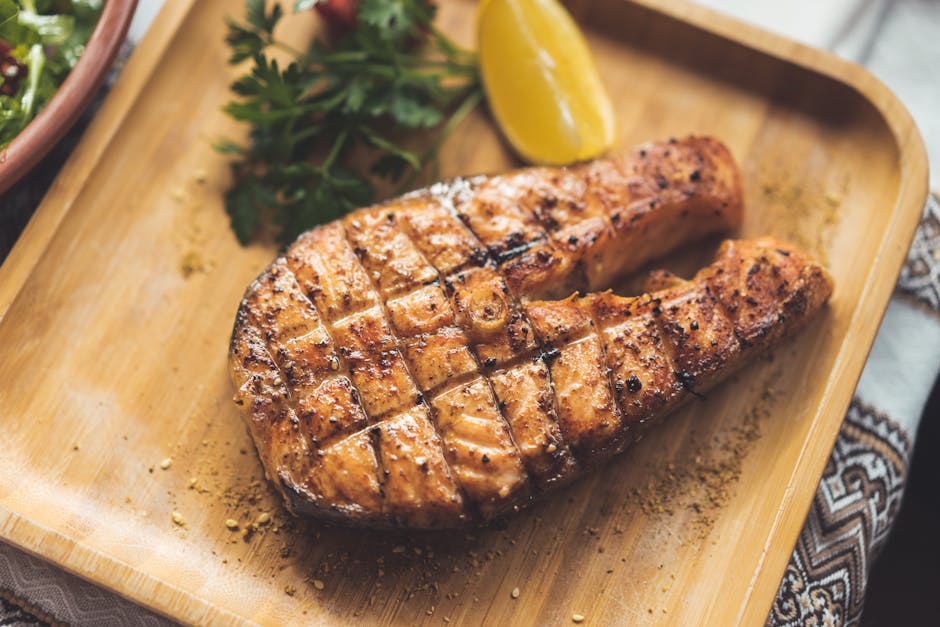 Grillet laks med krydderpomade