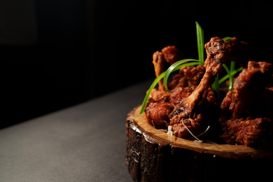 Kylling- og grønnsakscups med aprikos- og sesamsaus