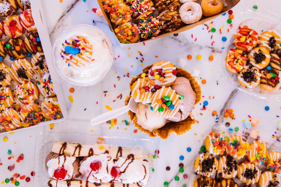 Mini-doughnuts med banan og sjokolade