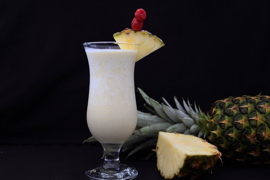 Jordbær Colada med kokosrom
