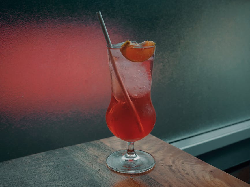 Orkan cocktail med rom og pasjonsfrukt