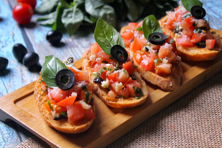 Klassisk bruschetta med tomat og hvitløk