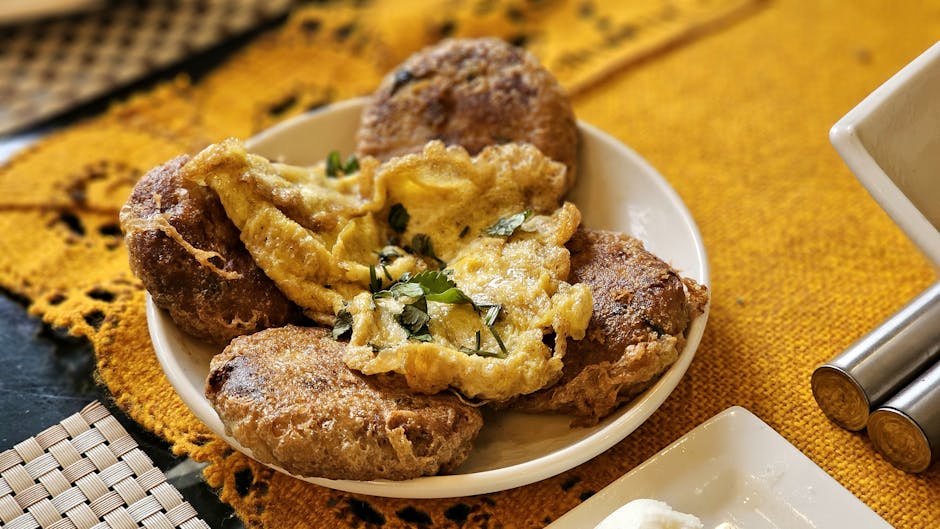 Krabbe-, mais- og korianderfritters