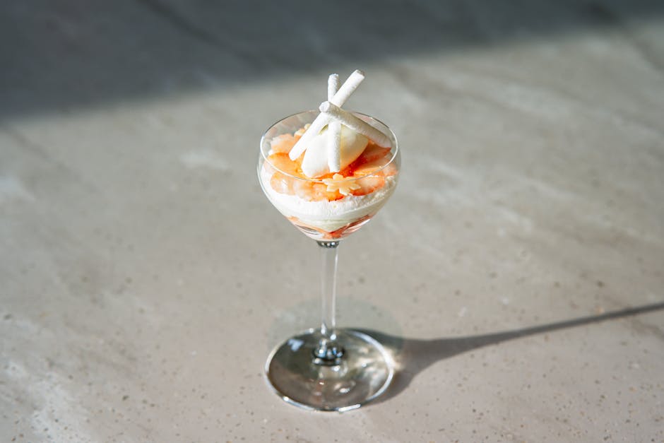 Jordbær- og appelsinmousse