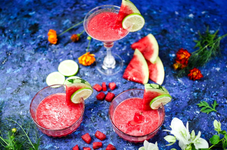 Forfriskende melon- og limecooler