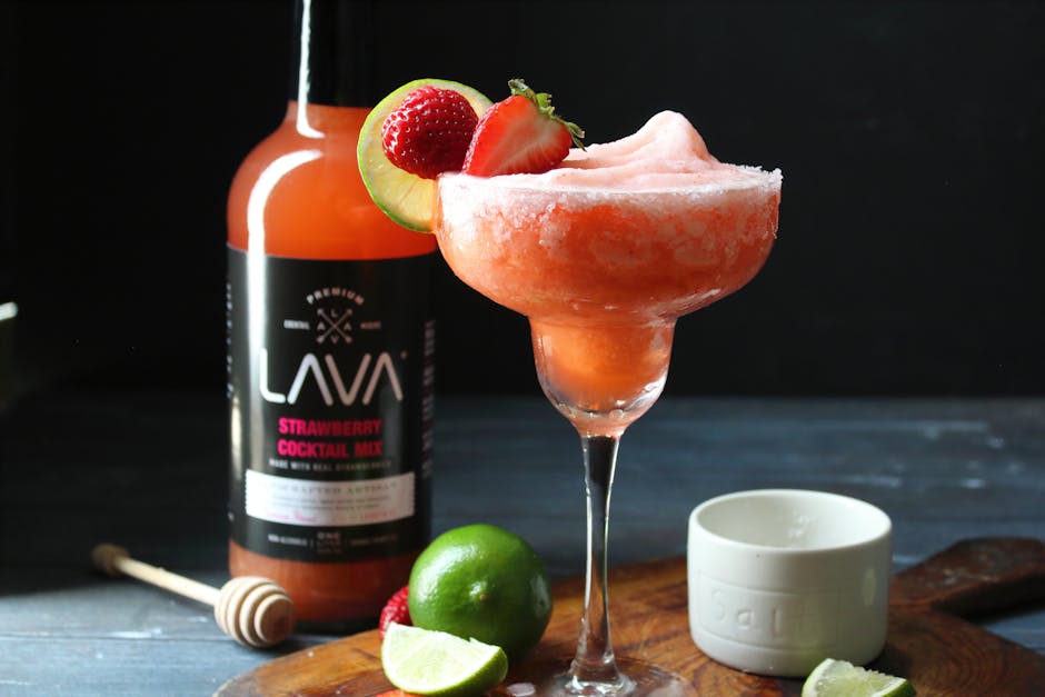 Frosne granateplemargaritas