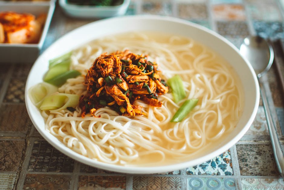 Kyllingnudelsuppe – asiatisk stil