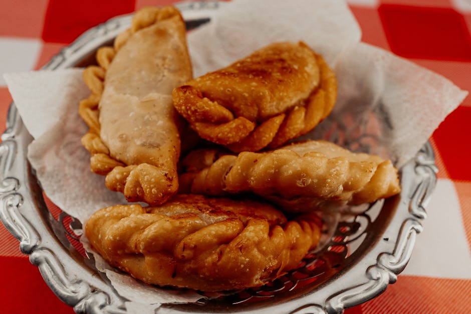Empanadas med grønn chili og oksekjøtt