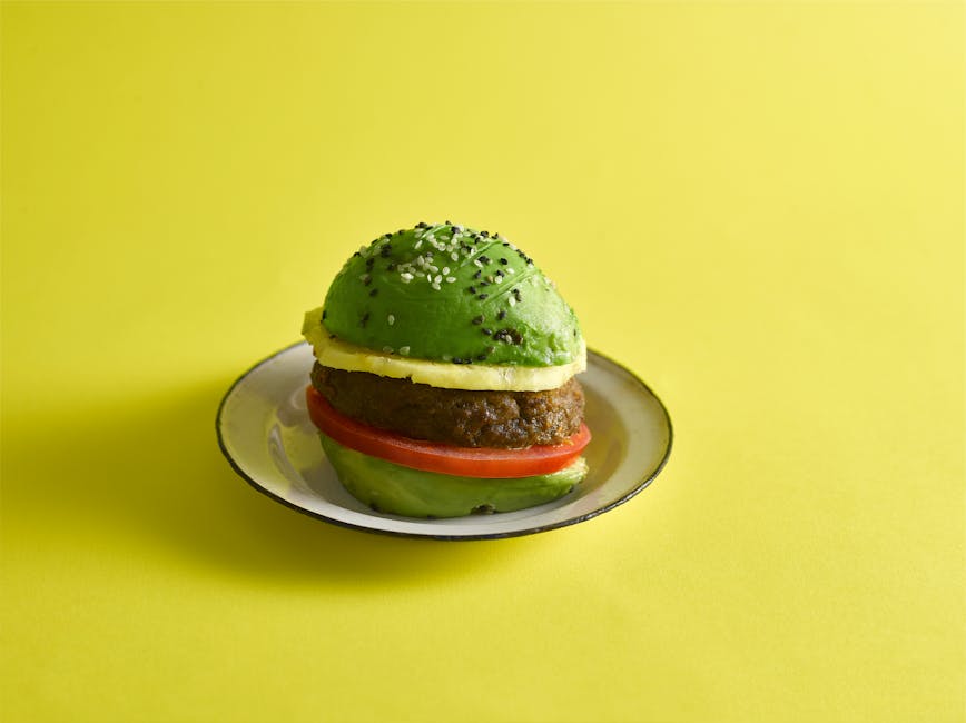 Kalkunburger med paprika-aioli og avokado