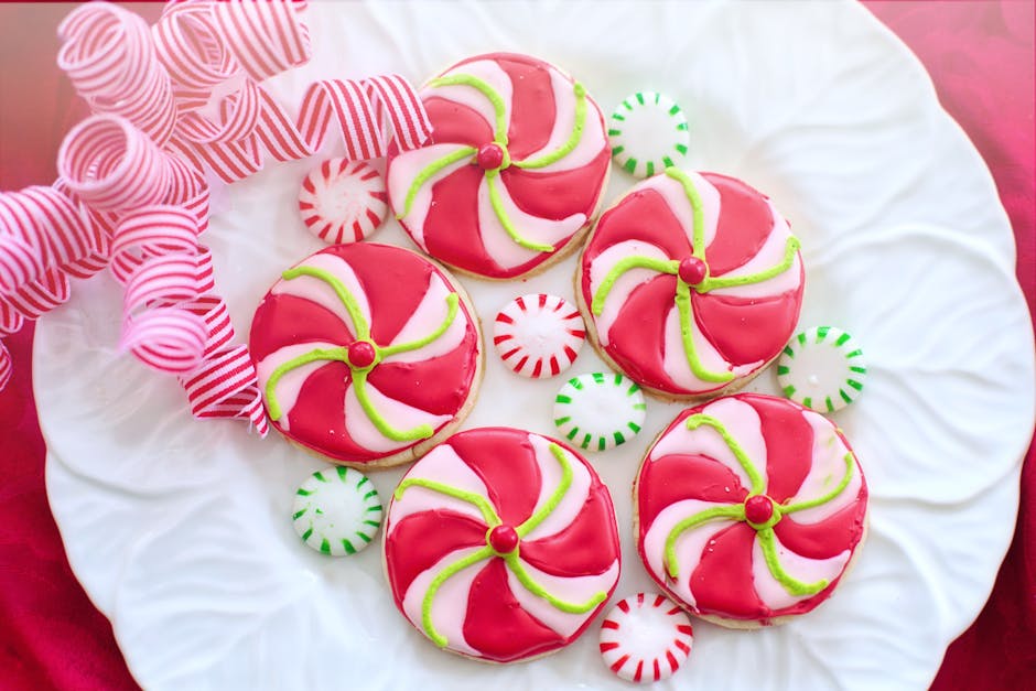 Candy Cane-kjeks med peppermynte