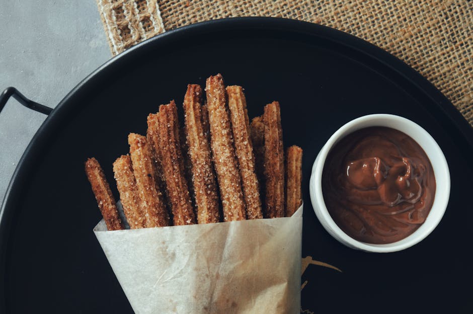 Meksikanske churros med kanelsukker