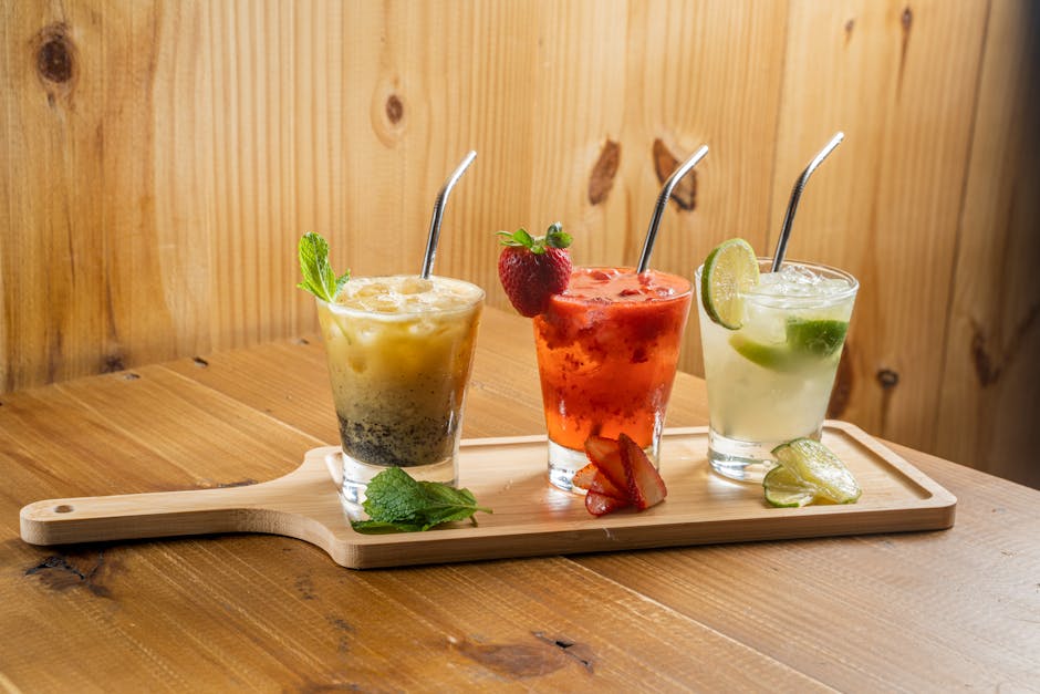 Alkoholfri pasjonsfrukt- og ferskenkulør