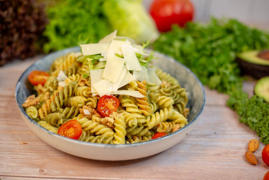 Pesto med fusilli