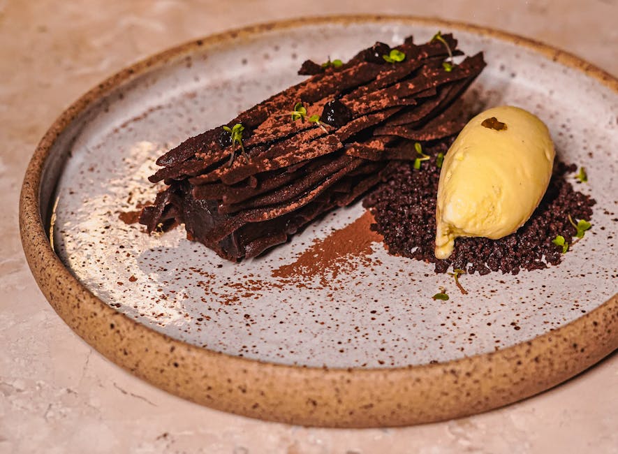 Sjokoladeganache og karamellpudding