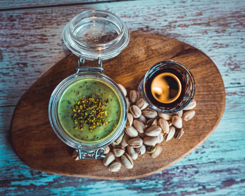 Kremet pistasjkremanglaise