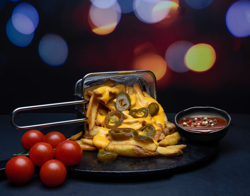 Dragens pust chili med pommes frites