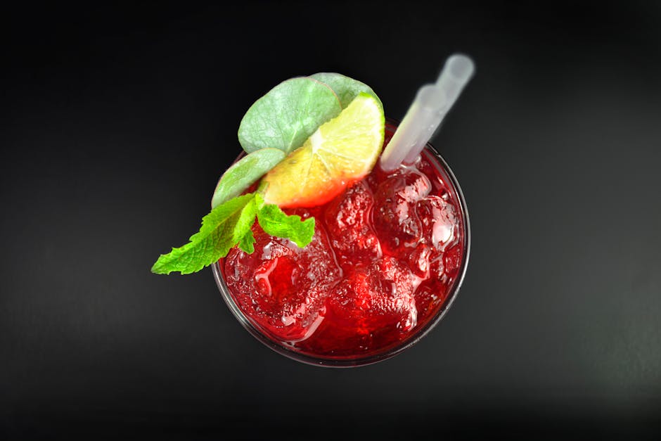 Krydret tranebær Cosmo punch