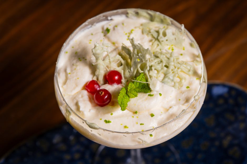 Lønnemousse med vanilje