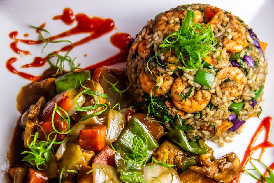 Japanske auberginer med Sriracha-reker