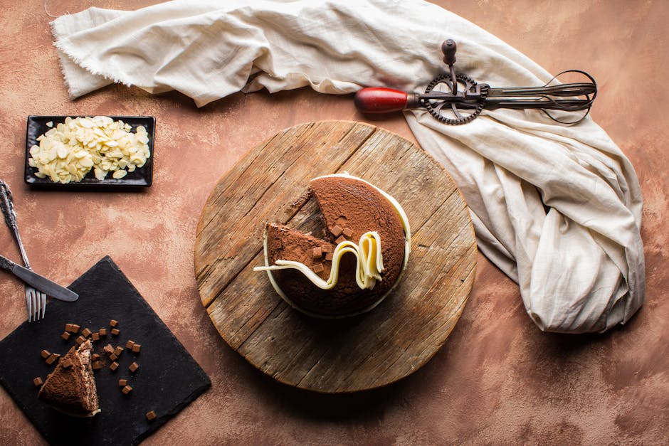 Mocha-kake med sjokoladekrone