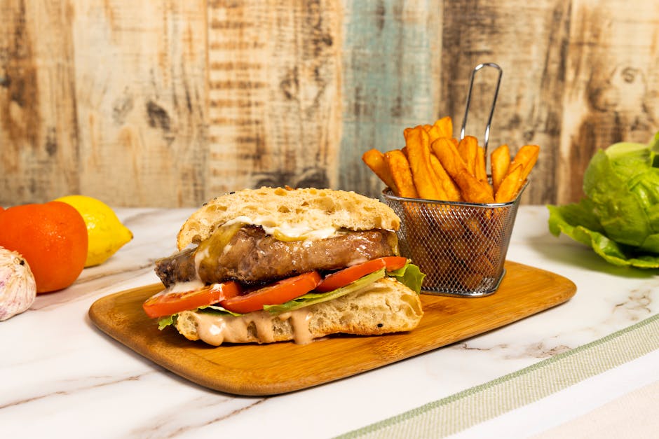 Grillet svinekjøtt- og fontinasandwich