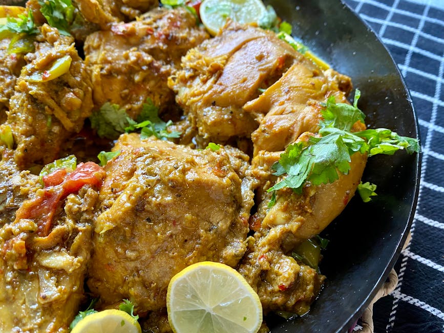 Kylling med krydret brunsennep og sitron