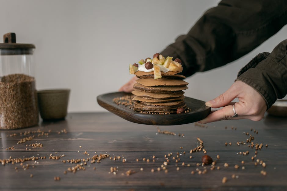 Gresskar- og havregrynspannekaker