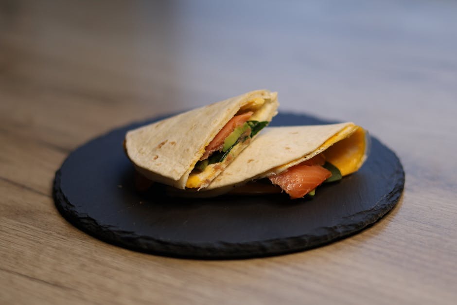 Tortillaruller med eggerøre og guacamolekrem