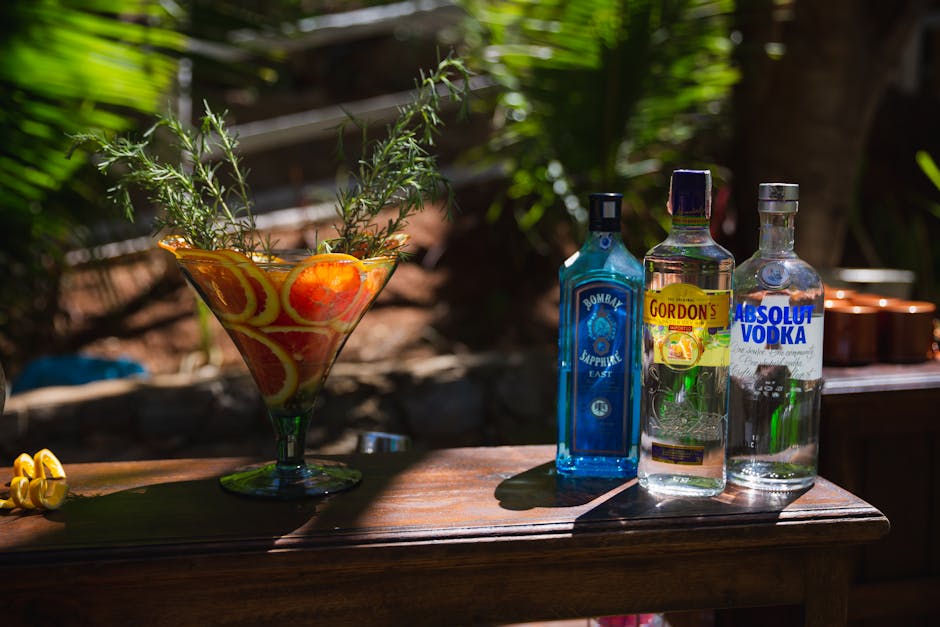 Klassisk skrutrekker med appelsinvodka