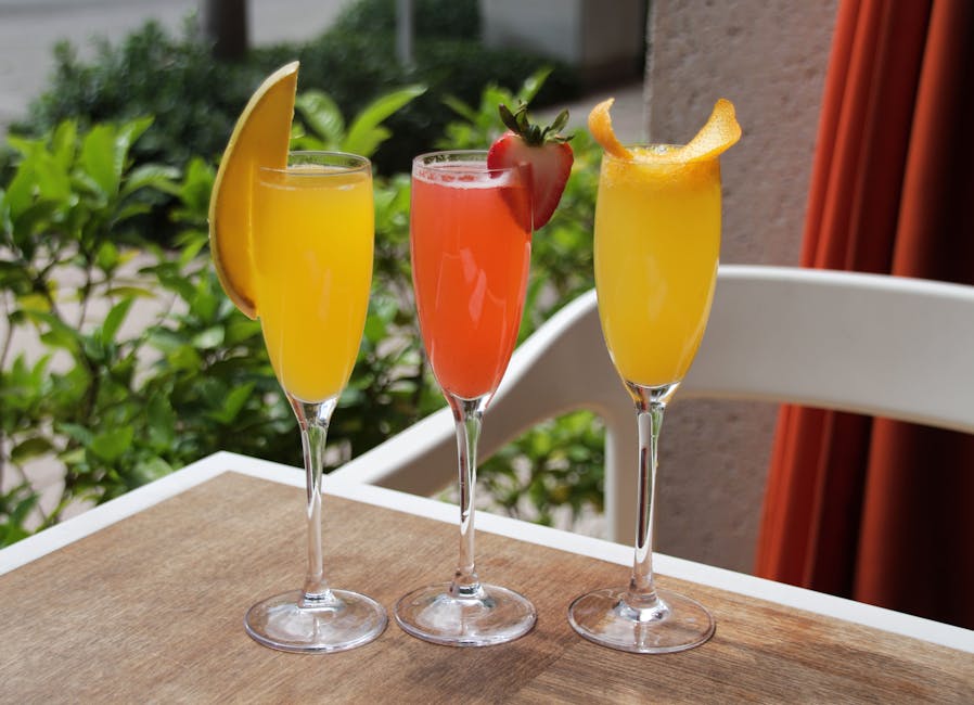 Mimosa Solnedgang Cocktail