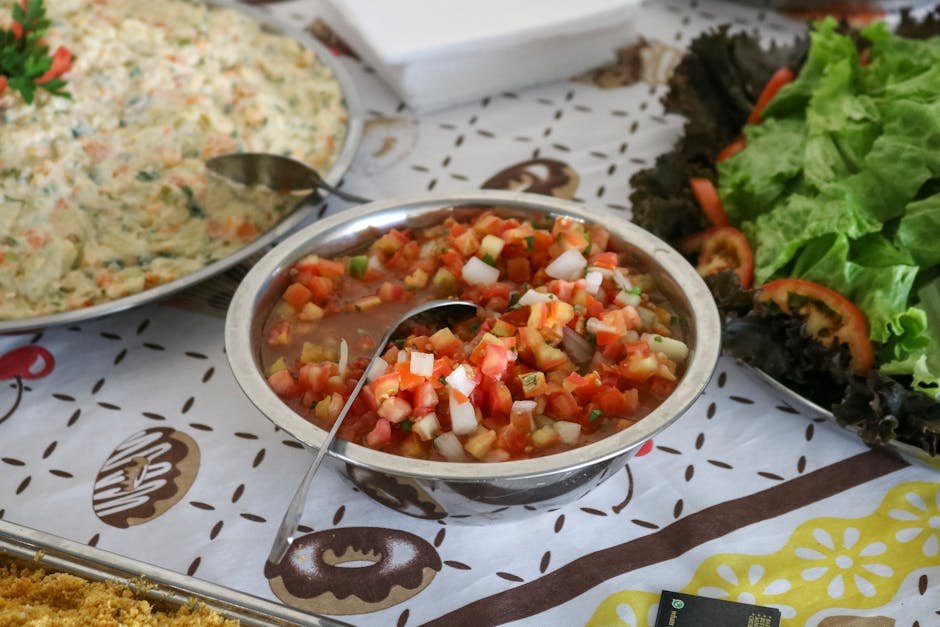Frisk agurk- og tomatsalsa